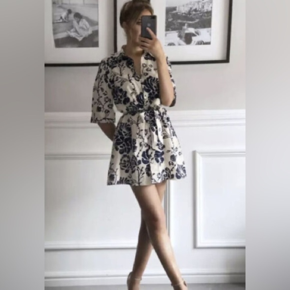 FLORAL PRINT DRESS - Picture 2 of 5